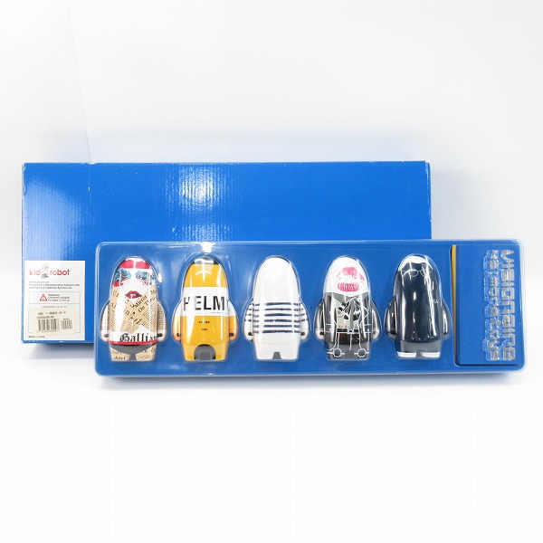 実際に弊社で買取させて頂いたKIDROBOT/キットロボット VISIONAIRE 45 MORE TOYS BLUE ヴィジョネア 45フィギュア 5体セット