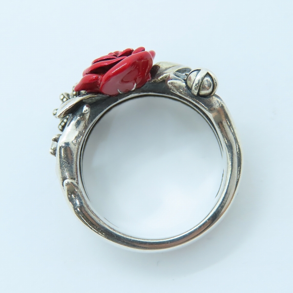 実際に弊社で買取させて頂いたJUSTIN DAVIS/ジャスティンデイビス Sacred Rose Ring A/バラ薔薇リング/SRJ460A/13号の画像 5枚目