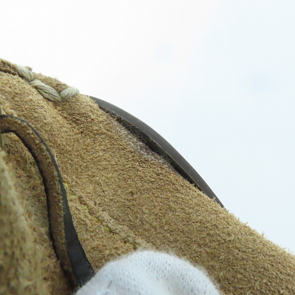 実際に弊社で買取させて頂いたVISVIM/ビズビム スエード デッキ スニーカー ベージュ系/11の画像 7枚目