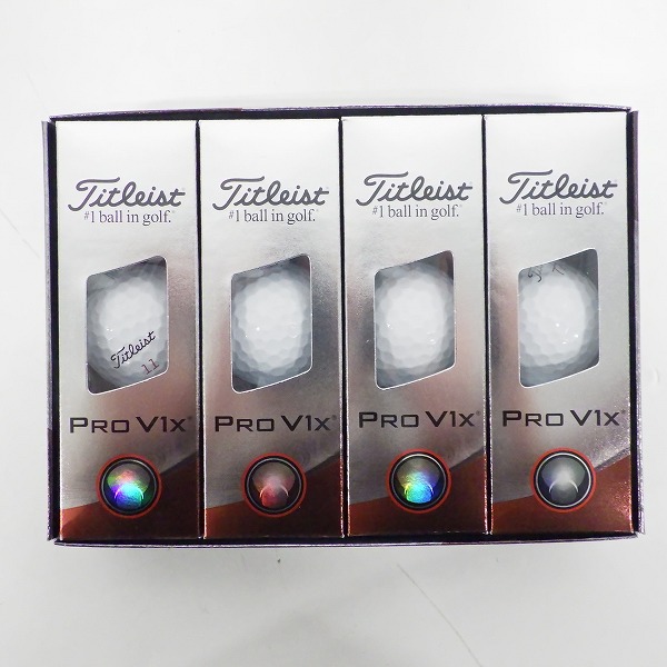 実際に弊社で買取させて頂いた【未使用】Titleist/タイトリスト PRO V1x ゴルフボール ホワイト 1ダース