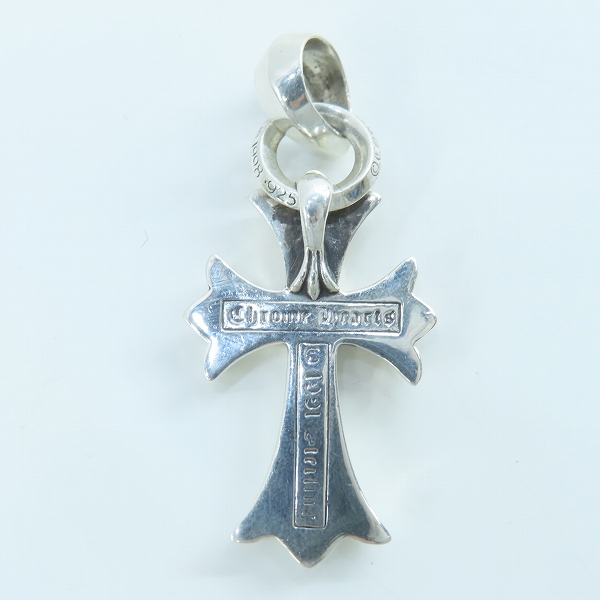 実際に弊社で買取させて頂いたCHROME HEARTS/クロムハーツ CH CRS SML W/BALE P/D/スモールCHクロスベイル パヴェダイヤ/アフターダイヤの画像 2枚目