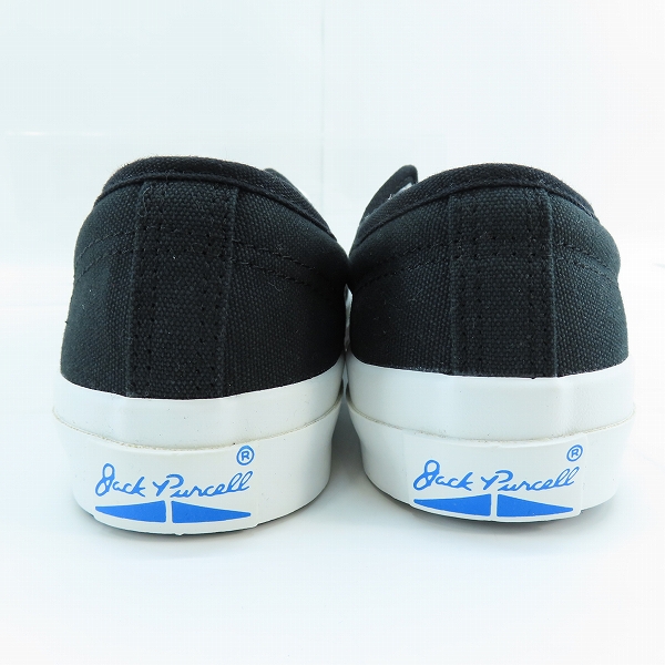 実際に弊社で買取させて頂いたCONVERSE/コンバース JACK PURCELL/ジャックパーセル スニーカー ブラック 1R194/24の画像 1枚目