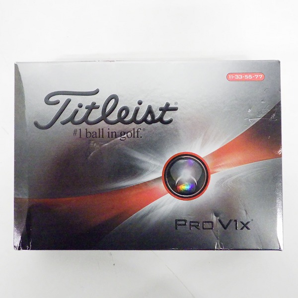 実際に弊社で買取させて頂いた【未使用】Titleist/タイトリスト PRO V1x ゴルフボール ホワイト 1ダースの画像 2枚目