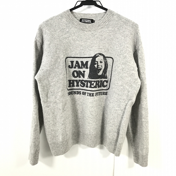 実際に弊社で買取させて頂いたHYSTERIC GLAMOUR/ヒステリックグラマー 20SS JAM ON HYSTERIC プルオーバーニット ウール 02203NS07/L