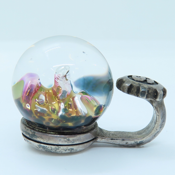 実際に弊社で買取させて頂いた【ギャラ付き】STARLINGEAR/スターリンギア New skull marble Karasu tengu/マーブル ペンダントの画像 3枚目