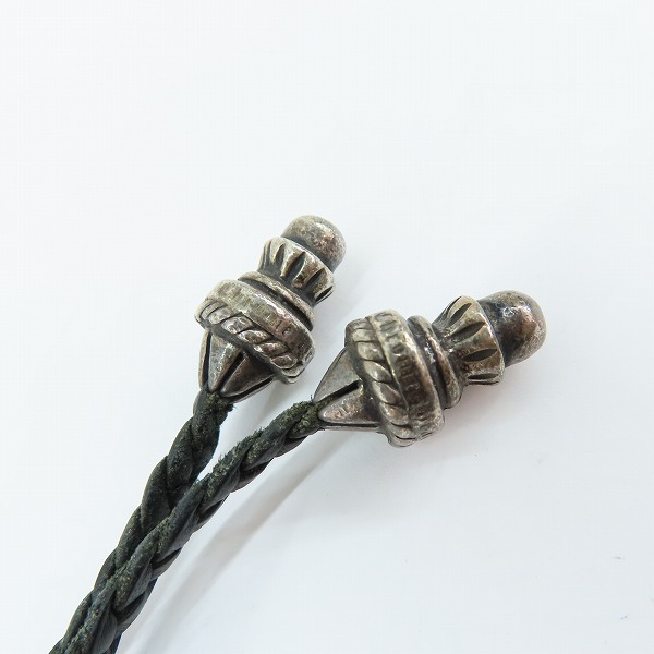 実際に弊社で買取させて頂いたCHROME HEARTS/クロムハーツ スモールCHクロスペンダントw/レザーブレードの画像 6枚目