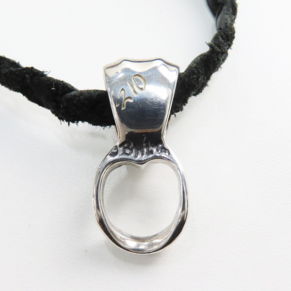 実際に弊社で買取させて頂いたBill Wall Leather/BWL/ビルウォールレザー Tバー&レザー ネックレスの画像 2枚目