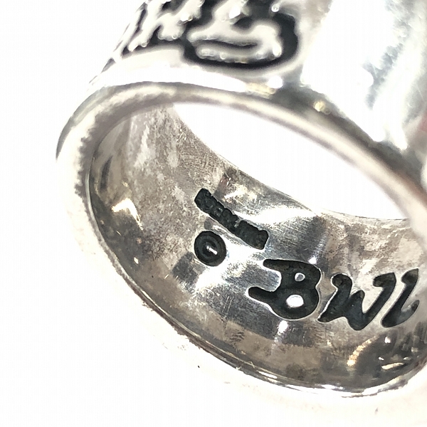 実際に弊社で買取させて頂いたBill Wall Leather/BWL/ビルウォールレザーBWL ロゴ リング/18-19号の画像 7枚目