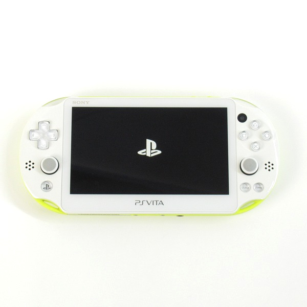 実際に弊社で買取させて頂いたSONY/ソニー PlayStation Vita/PS Vita Wi-Fiモデル 本体 PCH-2000 ライムグリーン/ホワイト【簡易動作確認済】 