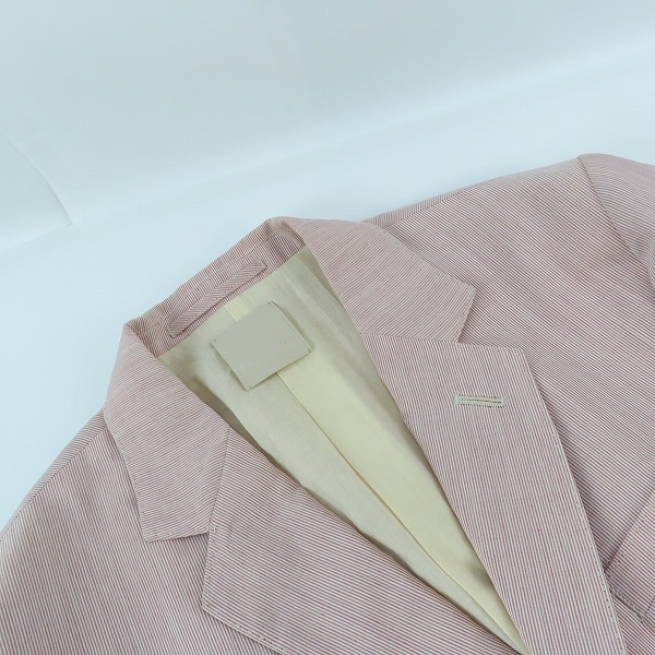 実際に弊社で買取させて頂いたFACTOTUM/ファクトタム ストライプ ジャケット/オーバーオール セットアップ/46の画像 4枚目