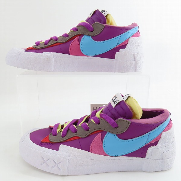 実際に弊社で買取させて頂いた NIKE×KAWS×sacai/ナイキ×カウズ×サカイ BLAZER LOW/ブレーザーロー パープルダスク DM7901-500/26の画像 3枚目
