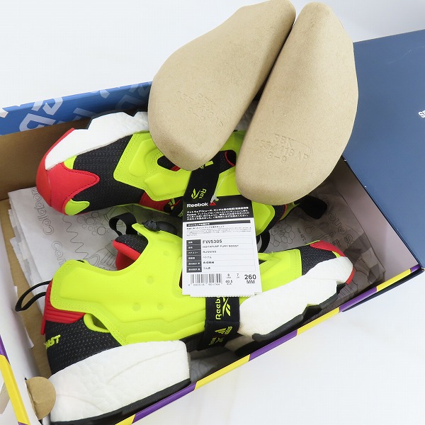 実際に弊社で買取させて頂いた【未使用】adidas×Reebok/アディダス×リーボック INSTAPUMP FURY BOOST/インスタポンプフューリーブースト FW5305/26の画像 8枚目