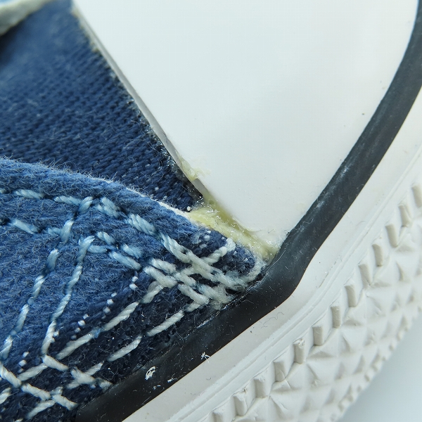 実際に弊社で買取させて頂いたCONVERSE/コンバース ALL STAR CLASHPATCHED OX クラッシュパッチド オックス インディゴ 限定モデル 1CK232/23.5の画像 6枚目