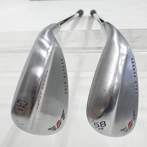 実際に弊社で買取させて頂いたTitleist/タイトリスト Vokey Design COLD FORGED/ボーケイ ウェッジ 52°,58° 2本セット Dynamic Gold FLEX:S200の画像 1枚目