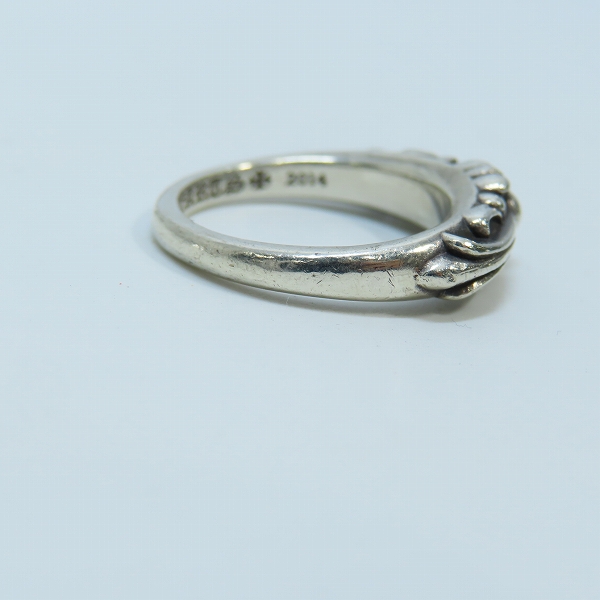 実際に弊社で買取させて頂いたCHROME HEARTS/クロムハーツ BABYCLSC/ベイビークラシック フローラルクロス リング/12.5-13号の画像 3枚目