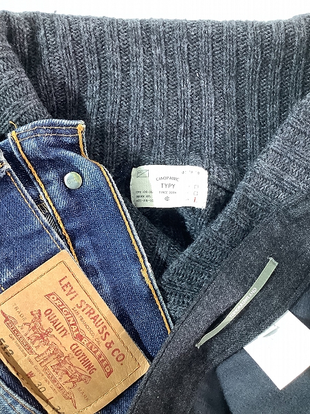 実際に弊社で買取させて頂いた【おまとめ】チャオパニックティピー/リーバイス/トゥモローランド 等 長袖ニット/デニムパンツ/パンツ 他の画像 1枚目