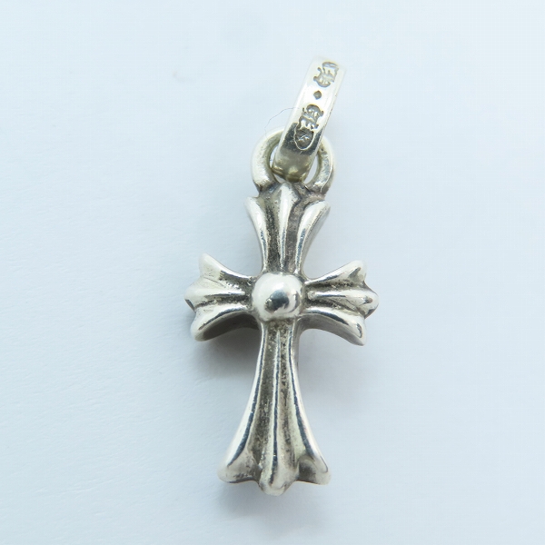 実際に弊社で買取させて頂いたCHROME HEARTS/クロムハーツ CRS BBY FAT/CHクロス ベビーファットチャームの画像 1枚目