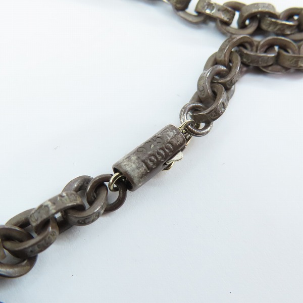 実際に弊社で買取させて頂いたCHROME HEARTS/クロムハーツ PAPER CHAIN 18/ペーパーチェーン ネックレス 18インチの画像 2枚目
