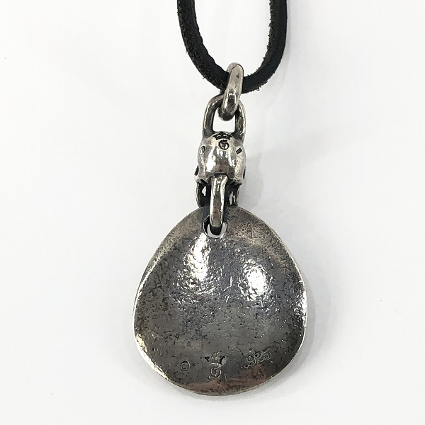 実際に弊社で買取させて頂いた【証明書】GABORATORY/ガボラトリー/ガボール ペンダントシングル スカル ｗ/マルティスクロス チゼルドブロブ の画像 2枚目