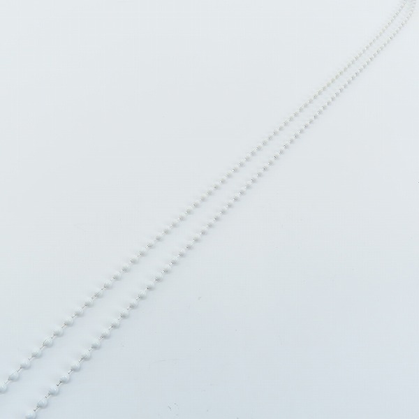 実際に弊社で買取させて頂いたCHROME HEARTS/クロムハーツ スモールCHクロス シリコン ホワイトの画像 4枚目