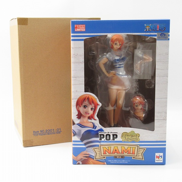 実際に弊社で買取させて頂いた【未開封】メガハウス Portrait.Of.Pirates/P.O.P ワンピース エクセレントモデル PlayBack Memories ナミ フィギュア