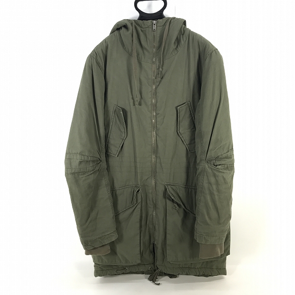 実際に弊社で買取させて頂いたCHEAP MONDAY/チープマンデー モッズコート カーキ 0230076/XS