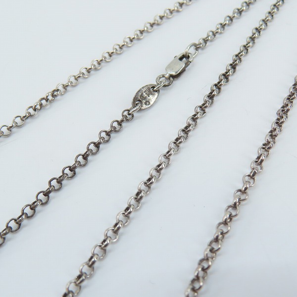 実際に弊社で買取させて頂いたCHROME HEARTS/クロムハーツ ロールチェーン/ネックチェーン ネックレス/32inch