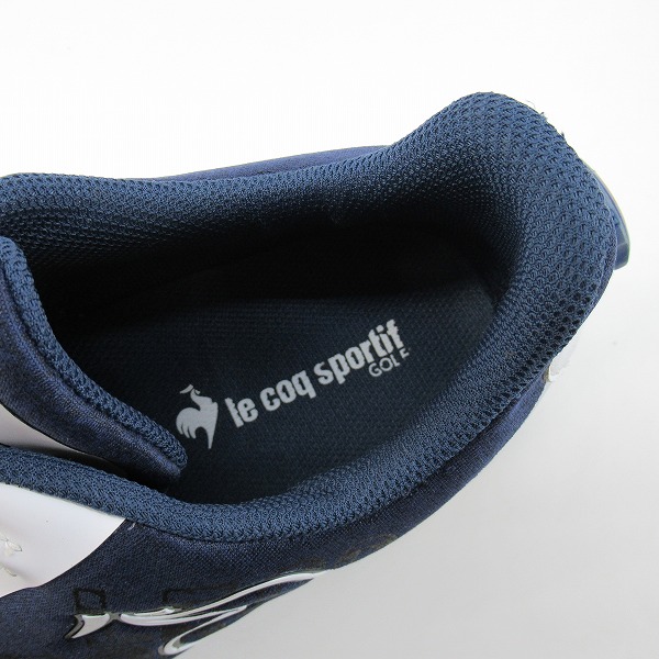 実際に弊社で買取させて頂いたle coq sportif/ルコック スポルティフ ゴルフ シューズ QQ2SJA01/28の画像 4枚目