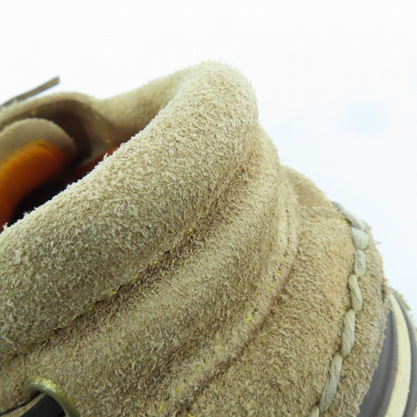 実際に弊社で買取させて頂いたVISVIM/ビズビム スエード デッキ スニーカー ベージュ系/11の画像 6枚目