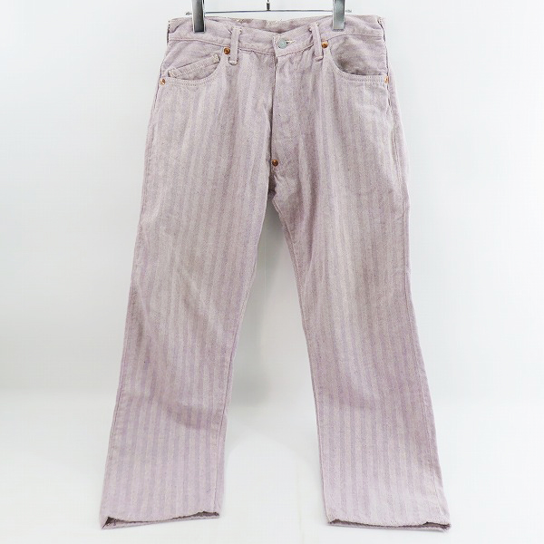 実際に弊社で買取させて頂いたEVISU/エヴィス 新恵美寿神頭 カモメ ボタンフライデニム 35×35