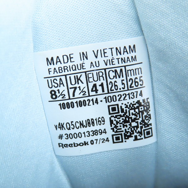 実際に弊社で買取させて頂いた【未使用】Reebok/リーボック×ジョジョの奇妙な冒険 INSTAPUMP FURY 94/インスタポンプフューリー 94 100221374/26.5の画像 5枚目