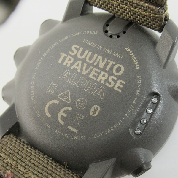 実際に弊社で買取させて頂いたSUUNTO/スント TRAVERSE ALPHA FOLIAGEトラバース アルファ フォリッジ SS022292000の画像 3枚目