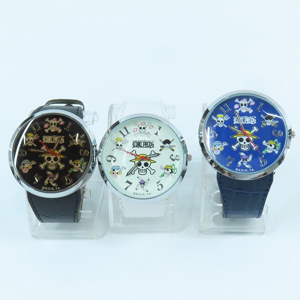実際に弊社で買取させて頂いた東映 ONE PIECE/ワンピース 腕時計 3点セット【動作未確認】