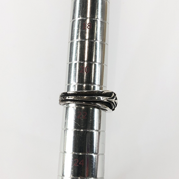 実際に弊社で買取させて頂いたBill Wall Leather/BWL/ビルウォールレザー クロス リング/21.5号の画像 7枚目