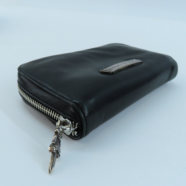 実際に弊社で買取させて頂いた【インボイス原本】CHROME HEARTS/クロムハーツ REC F ZIP MINI/レックF ジップミニ ラウンドジップウォレットの画像 2枚目