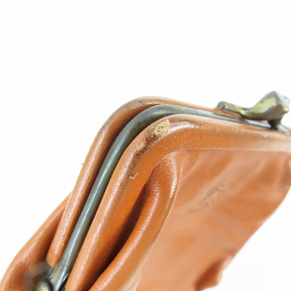 実際に弊社で買取させて頂いたIL BISONTE/イルビゾンテ レザー ガマ口財布/コインパースの画像 6枚目