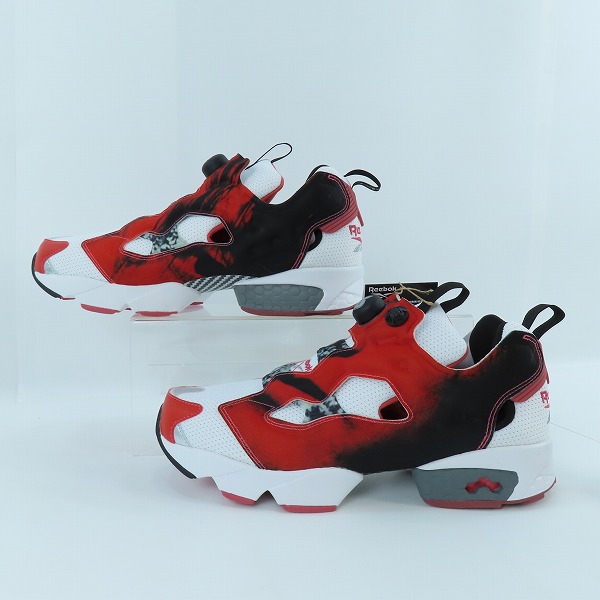 実際に弊社で買取させて頂いた【未使用】Reebok×B'z 稲葉浩志/リーボック Instapump Fury 94 MAGMA/インスタポンプフューリー マグマ  FC限定 100224286/28の画像 3枚目