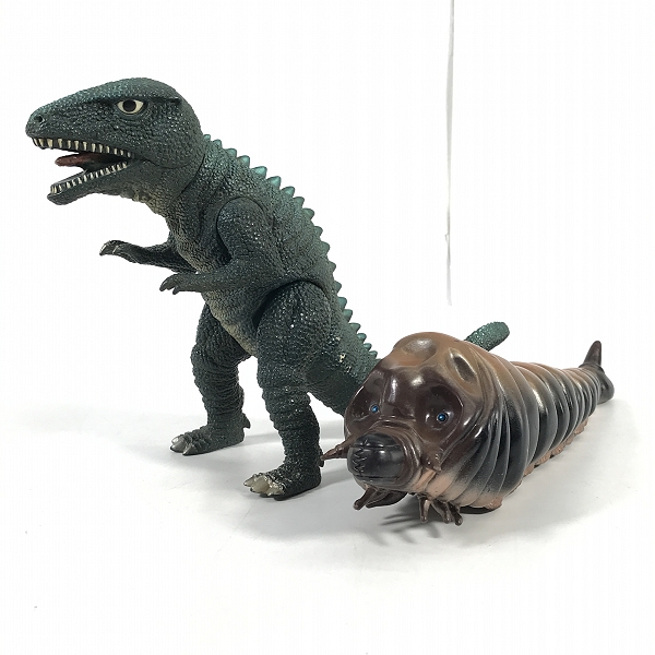 実際に弊社で買取させて頂いた【おまとめ】BANDAI/バンダイ 1991 ミニラ/1992 バトラ幼虫/1992 モスラ幼虫/1993 バイラス/1993 ゴロザウルス 等 ソフビの画像 1枚目