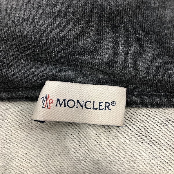 実際に弊社で買取させて頂いた【JPタグ】 MONCLER/モンクレール MAGLIA プルオーバーパーカー グレー F20918G74610/XLの画像 2枚目