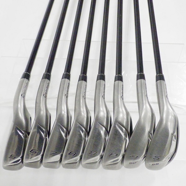 実際に弊社で買取させて頂いたTaylorMade/テーラーメイド RBZ ROCKET BALLZ/ロケットボールズ アイアン #5~9,P,A,Sw 8本セット RB-55 FLEX:Rの画像 1枚目