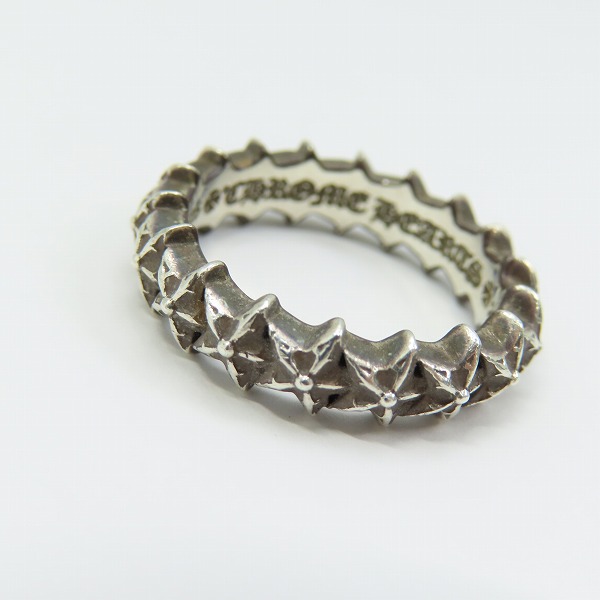 実際に弊社で買取させて頂いたCHROME HEARTS/クロムハーツ TINY 5POINT STARBAND/タイニー 5ポイント スターバンド リング 21.5号