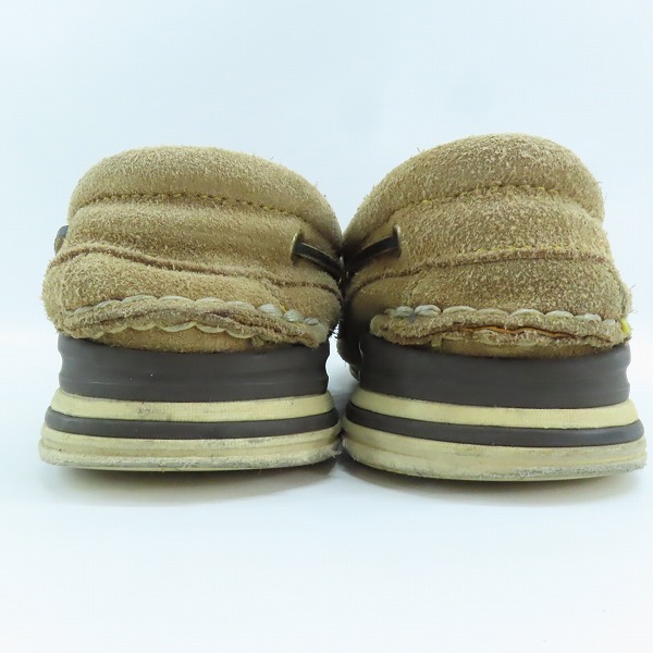 実際に弊社で買取させて頂いたVISVIM/ビズビム スエード デッキ スニーカー ベージュ系/11の画像 1枚目