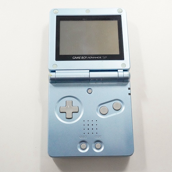 実際に弊社で買取させて頂いた任天堂/Nintendo/ニンテンドー ゲームボーイアドバンスSP 本体 AGS-001 パールブルー 動作未確認の画像 4枚目