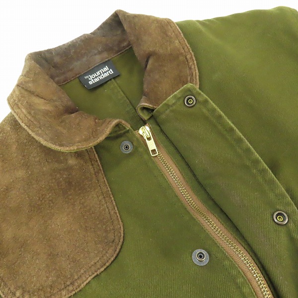 実際に弊社で買取させて頂いたJOURNAL STANDARD/ジャーナルスタンダード 豚革 切替 ブルゾン Lの画像 2枚目