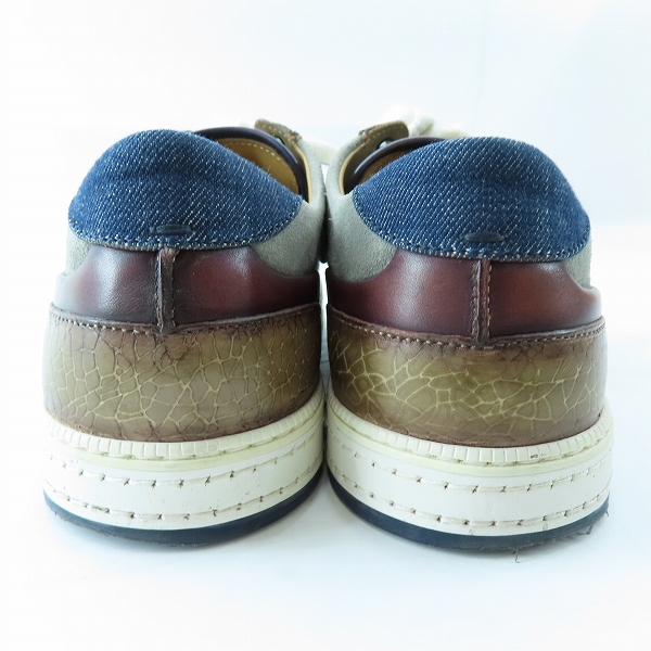 実際に弊社で買取させて頂いたBERLUTI/ベルルッティ カリグラフィ ローカットスニーカー/7.5の画像 1枚目