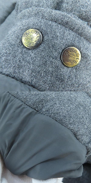 実際に弊社で買取させて頂いたMONCLER/モンクレール MONTGENEVRE/モンジュネーブル ダウンジャケット C20914033805 54272/2の画像 7枚目
