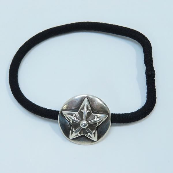 実際に弊社で買取させて頂いたCHROME HEARTS/クロムハーツ 5PT/5ポイントスター ヘアゴム/バンド/コンチョの画像 1枚目