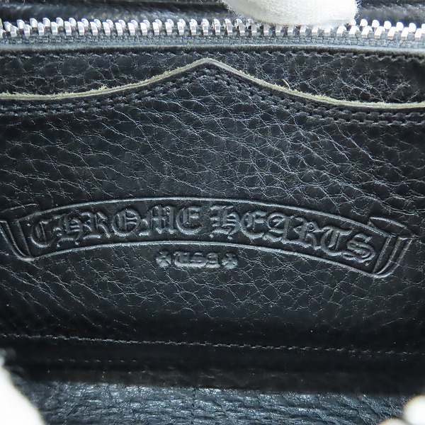 実際に弊社で買取させて頂いたCHROME HEARTS/クロムハーツ REC-Ｆ ZIP フィリグリープラス/レザー ロングウォレット/長財布の画像 4枚目