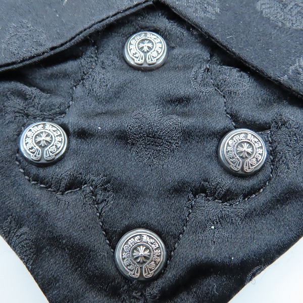 実際に弊社で買取させて頂いたCHROME HEARTS/クロムハーツ BSフレア モノグラム ネクタイの画像 5枚目