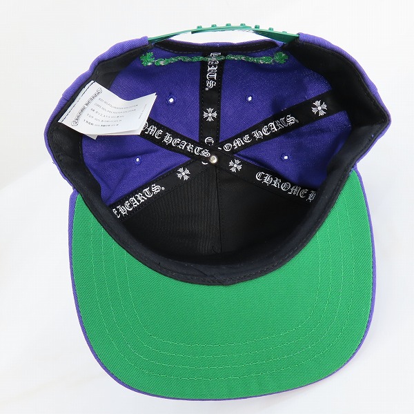 実際に弊社で買取させて頂いたCHROME HEARTS/クロムハーツ CH BASEBALL TRUCKER CAP CHロゴ刺繍 ベースボールキャップ/OSの画像 4枚目